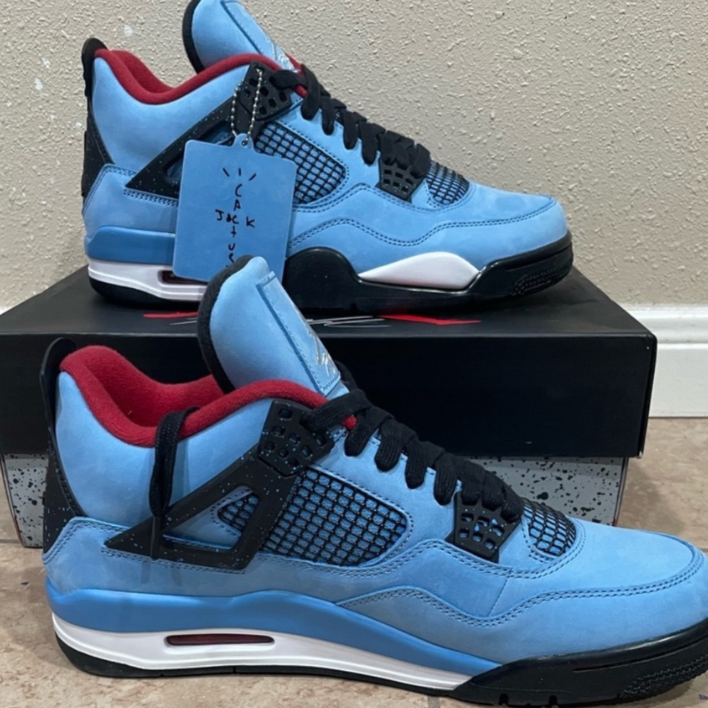 AIR J4's collab w/ T. Scott-Cactis J's

Last Pair! NEW W/BOX

price unbeatable
